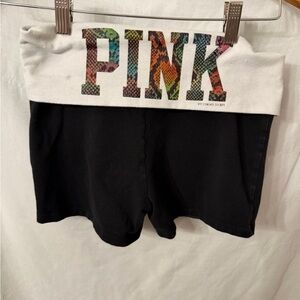 Vintage Y2K 2010 Victoria’s Secret PINK Snake Print Foldover shortie shorts S